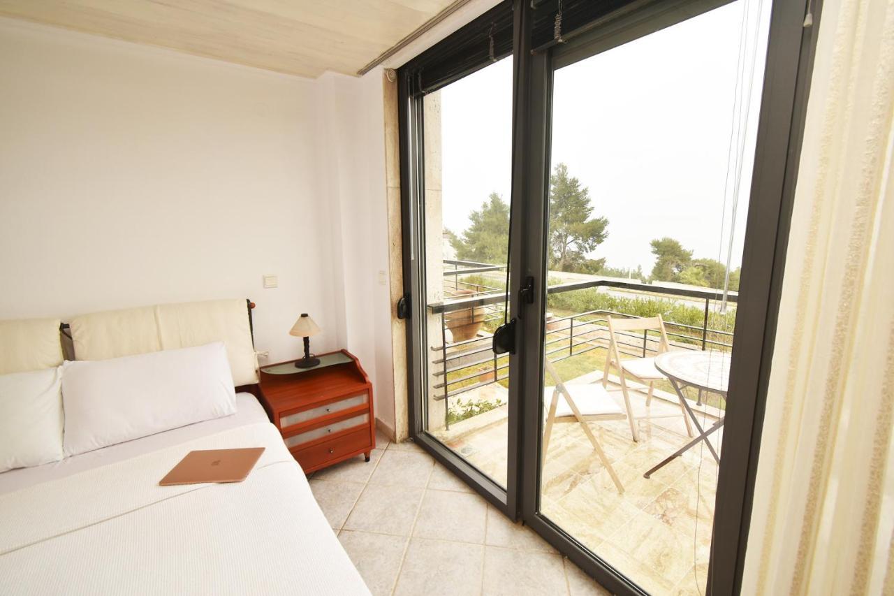 Olia Sea View Shared Pool Villa, Nea Fokea Exterior photo